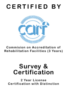 Certified by CARF and Survey & Certification
