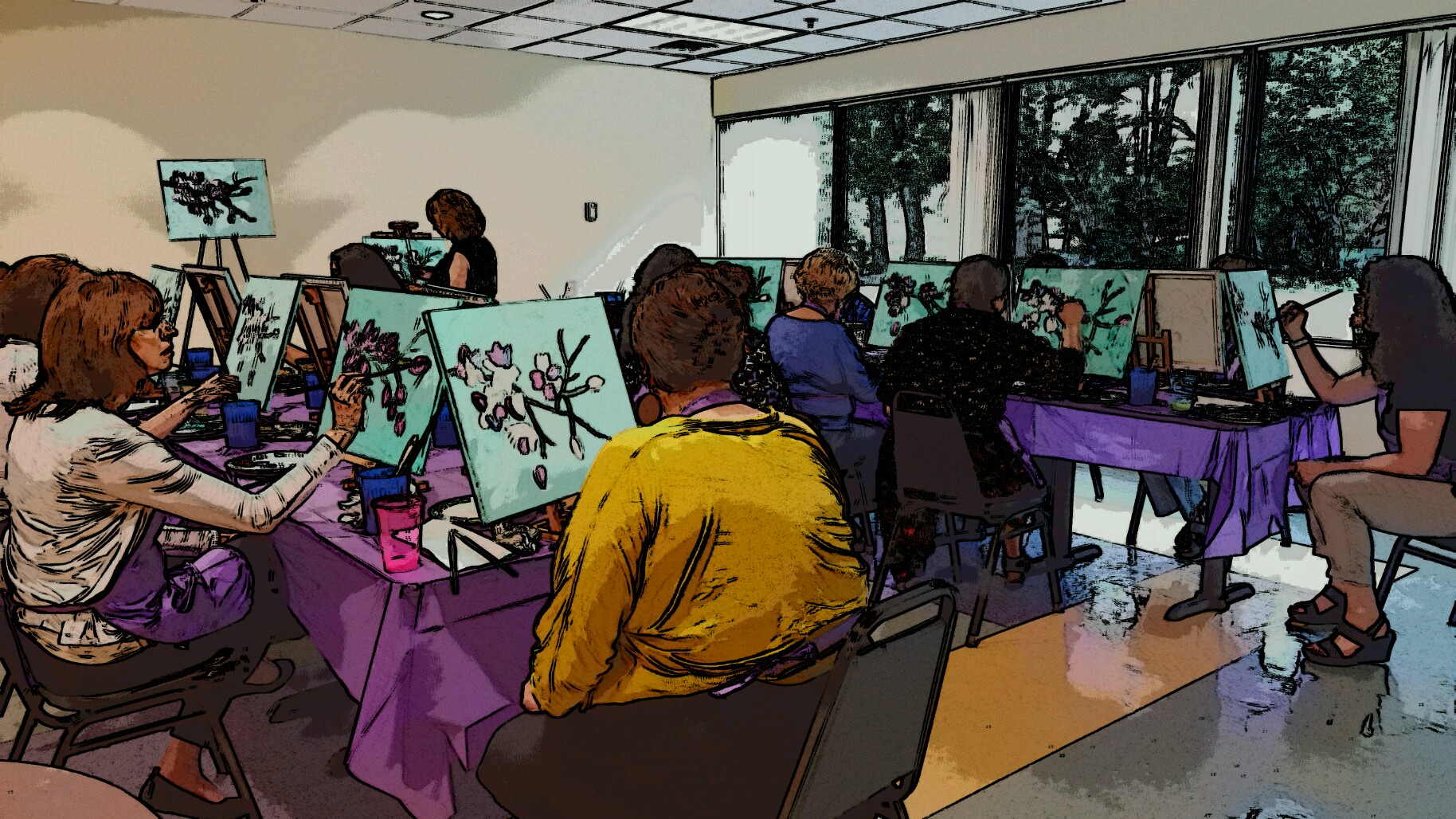 Painting For a Cause American Training American Training